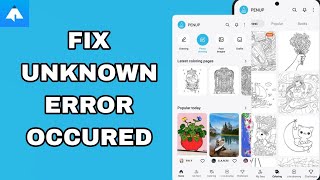 How To Fix And Solve Unknown Error Occured On PenupDrawingSharing Sms App  Final Solution [upl. by Bhatt]