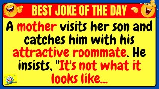 🤣 BEST JOKE OF THE DAY  A mother catches his son with his attractive  New Jokes Every Day [upl. by Thessa960]