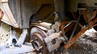 Changing Rear Struts on my 1992 Pontiac Grand Prix [upl. by Alphonsa286]