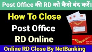 Post Office 5 Years FD New Update  1 December 2023  Post Office Term Deposit New Rules [upl. by Jeddy549]