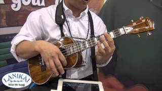 Lanikai UkeSB at NAMM 2013 [upl. by Yajeet]