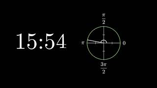 30 Minute Unit Circle Timer With Alarm [upl. by Eladnek]