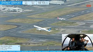 🔴LIVE  Air to Air Plane Spotting  Sydney Airport blueskyhelicopters wKurt and Tim 🔴 [upl. by Ravo]