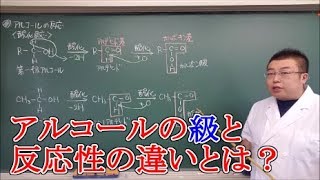 【高校化学】有機化学・脂肪族化合物⑥ アルコールの酸化反応 [upl. by Atekan]