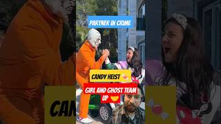 quotThe Ultimate CANDY HEIST GIRL and GHOST Partner Up 🍬👻quot  shorts funny candy [upl. by Standing]