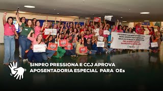 Sinpro pressiona e CCJ aprova aposentadoria especial para orientadores educacionais [upl. by Batish]