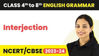 Interjection in English Grammar  Class 4th to 8th English Grammar [upl. by Ocko]