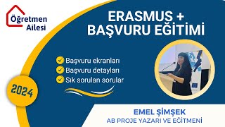 Erasmus Başvuru Eğitimi  Emel Şimşek [upl. by Knoll]