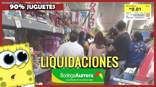 LIQUIDACION de JUGUETES ¡TODO EN REMATE  Liquidaciones DÍA DEL NIÑO en Bodega Aurrera [upl. by Sellihca]