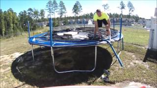 15 ft Trampoline Assembly [upl. by Hanser]