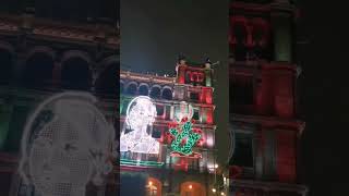 Alumbrado Mes Patrio Zócalo de CDMX 24 zócalo [upl. by Leirbaj]