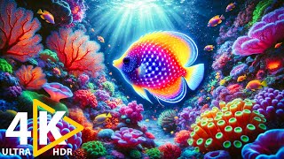 The Best 4K ULTRA Aquarium  Dive Into The Mesmerizing Underwater Realm Sea Jellyfish Coral Reefs [upl. by Currey]