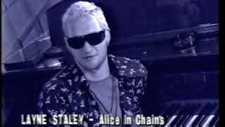 Alice In Chains Layne Staley Talking About Nirvana [upl. by Ynattirb635]