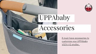 8 MustHave UPPAbaby VISTA V2 Stroller Accessories [upl. by Aihsenek]