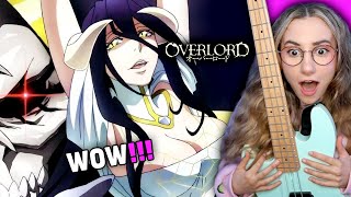 FINALLY  SINGER REACTS to OVERLORD Openings 1 to 4 for THE FIRST TIME  Musician Reaction [upl. by Adniralc77]