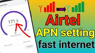 Airtel internet problem solved 🔥  Airtel apn settings 2024✅ [upl. by Shull739]