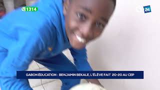 GABON ÉDUCATION BENJAMIN BEKALE L’ÉLÈVE FAIT 20 20 AU CEP [upl. by Chicky725]