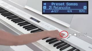 “Selecting a Song” Roland FP90  FP60 05 [upl. by Nedia]