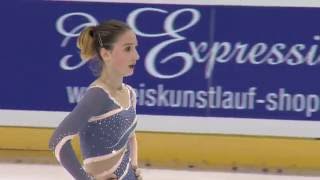 2016 ISU Junior Grand Prix  Dresden  Ladies Free Skate  Kristina SHKULETAGROMOVA EST [upl. by Rossi]