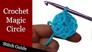 Crochet Magic Circle  Stitch Guide [upl. by Anale]