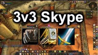 Holy Paladin PvP  Skype Audio 3v3 Kitty Cleave Fun World of Warcraft PvP  Gameplay [upl. by Aniri]