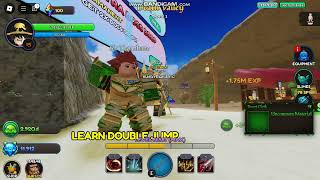 How to learn double jump in QUESTS Slime Slaying Online RPG [upl. by Fabrice]