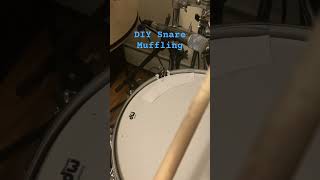 DIY Snare Muffler Full video on my channel [upl. by Searby327]