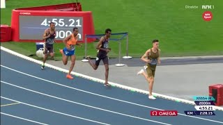 Jakob Ingebrigtsen wins Mens 3000m at Wanda Diamond League 2024 in Silesia viking voice [upl. by Keram]