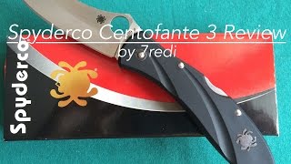 Spyderco Centofante 3  Overpaid And Underachieving [upl. by Glendon274]