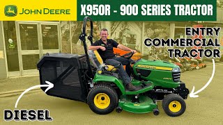 WATCH THIS  John Deere X950R close up John Deeres entry level commercial tractor  900 series 🚜 [upl. by Genevra864]