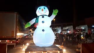 Lichterfest statt Lichterfahrt auf dem Annaberger Kätplatz 2024 [upl. by Ardnasela]