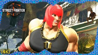 Street Fighter 6 ⁴ᴷ Arcade Mode Marisa gameplay [upl. by Goldsmith493]