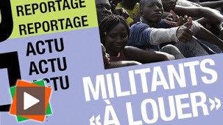 Reportage  Militants à louer  Comment les politiciens ivoiriens exploitent les jeunes [upl. by Caylor]