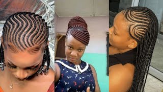 Latest And Best Ghana Weaving Styles For LadiesTop Ghana Weaving Hairstyle You Must Try As a Lady [upl. by Ramberg]