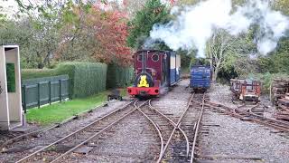 Irish Mail brings a train back to Becconsall 7th November 2021 [upl. by Tallula]