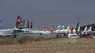 ☣️✈️ TARBES • LE CIMETIÈRE DAVIONS TOUJOURS AUSSI REMPLI • 1er DÉCEMBRE 2021 [upl. by Sirovat]