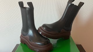 Bottega Veneta Boots Unboxing  Pankick  DHgate alternative [upl. by Burtis]