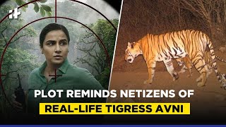 Vidya Balan Roars In Sherni Plot Reminds Netizens Of RealLife Tigress Avni [upl. by Tirrell926]