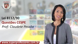 Lei 811290  Questões CESPE [upl. by Lleumas]