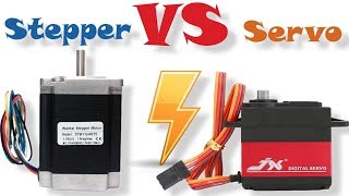 مقارنة شاملة بين المحرك الخطوي و السيرفو موتور Stepper Motor VS Servo Motor [upl. by Leissam835]