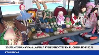 Feria Pyme Sercotec se instala en Gimnasio Fiscal con 20 stands y actividades para toda la familia [upl. by Eycal]