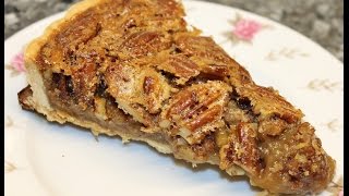 Making A Kentucky Bourbon Pecan Tart  Recipe [upl. by Airdnaed778]