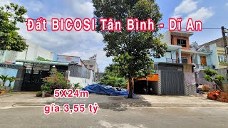 Bán Đất Dĩ An 747 5X24m Khu Dân Cư BICOSI Tân Bình Dĩ AN Hoàng Hải BĐS [upl. by Naharba]