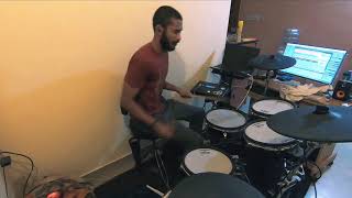 Aloke Genadevi Sansaraye Drum Cover Dinu Drums [upl. by Nedrah]