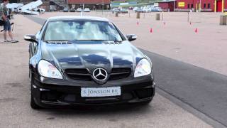 MercedesBenz SLK55 AMG Black Series 1 of 100 fly bys and acceleration [upl. by Siradal]