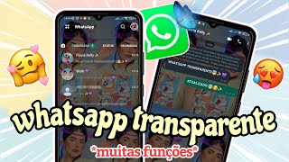 WHATSAPP TRANSPARENTE 2022 atualizado [upl. by Janos]