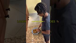 loaded baked potatoes 🥔 food cooking youtubeshorts [upl. by Neau]