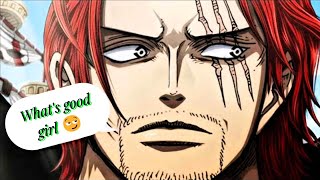 When Shanks uses the conquerors rizz  One Piece skit [upl. by Brader]