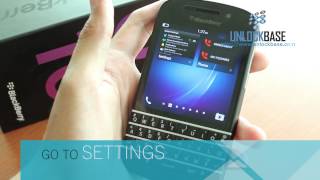 How to Find the IMEI Serial Number of your BlackBerry Q10 [upl. by Bertilla583]