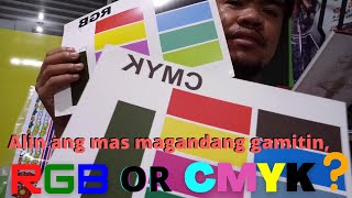 CMYK vs RGB Alin ng mas magandang gamitin [upl. by Aihtekal]